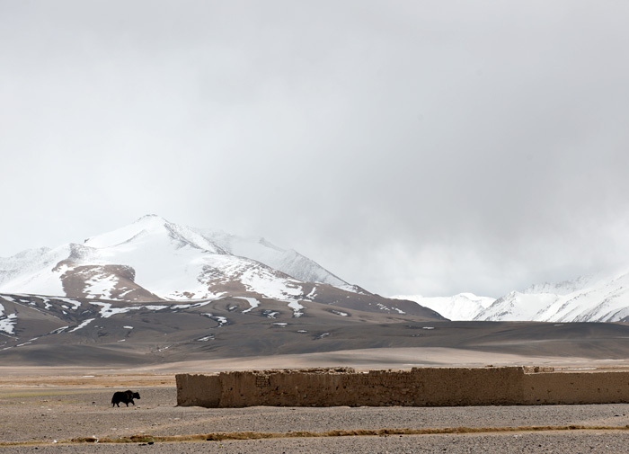 Le village de Alichur, Tadjikistan