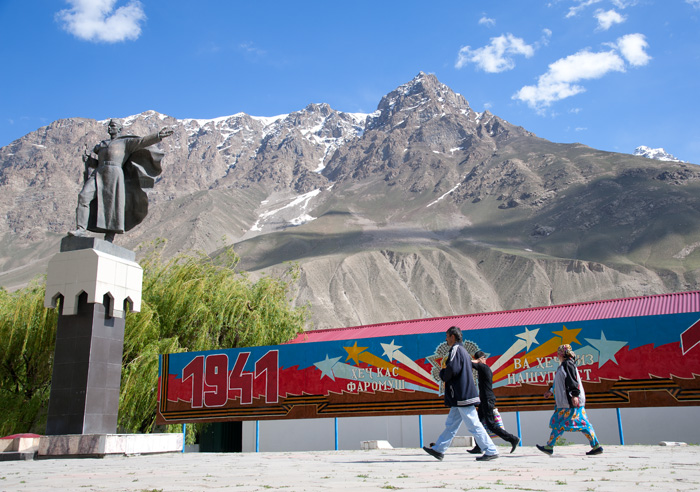 Monument sovitique, Khorog, Tadjikistan