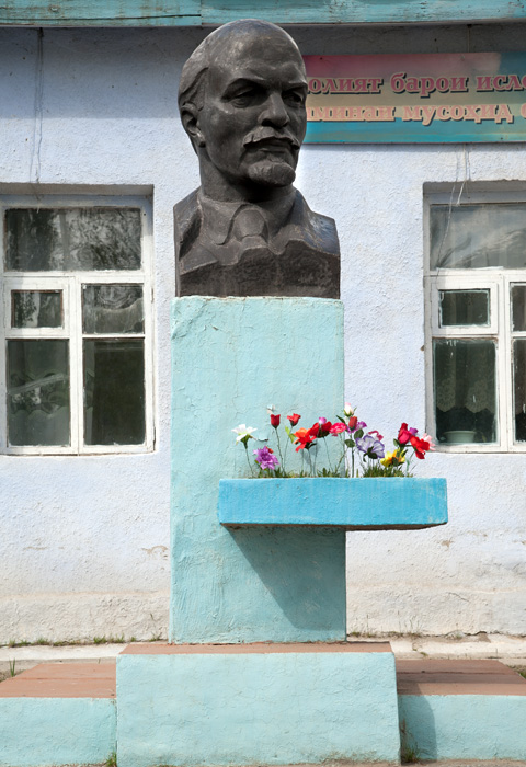 Buste de Lnine, Ishkashim, Gorno-Badakhshan, Tadjikistan