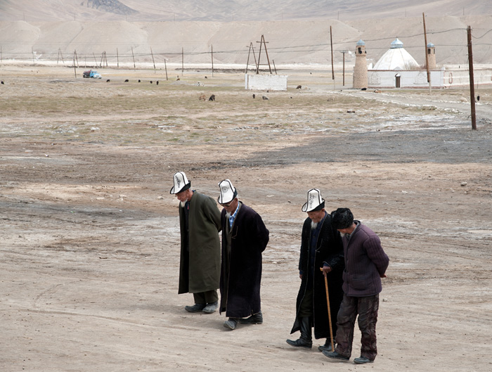 Anciens et notables du village de Murghab, Tadjikistan
