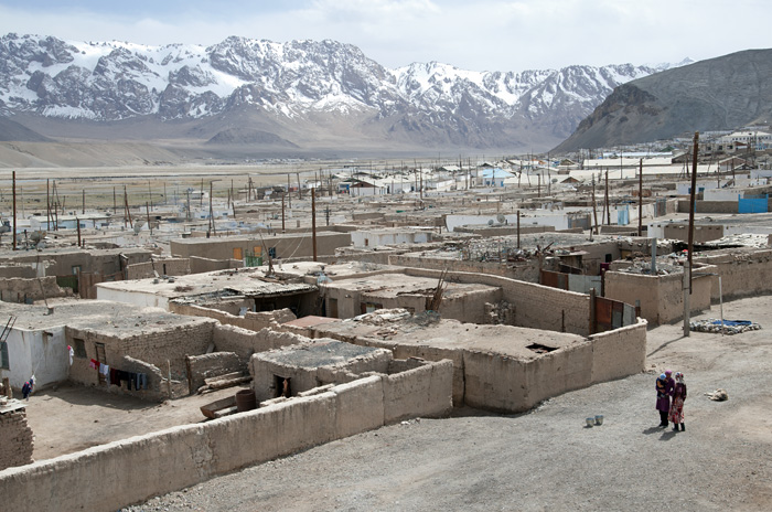 Le village de Murghab, région du Gorno-Badakhshan, Tadjikistan