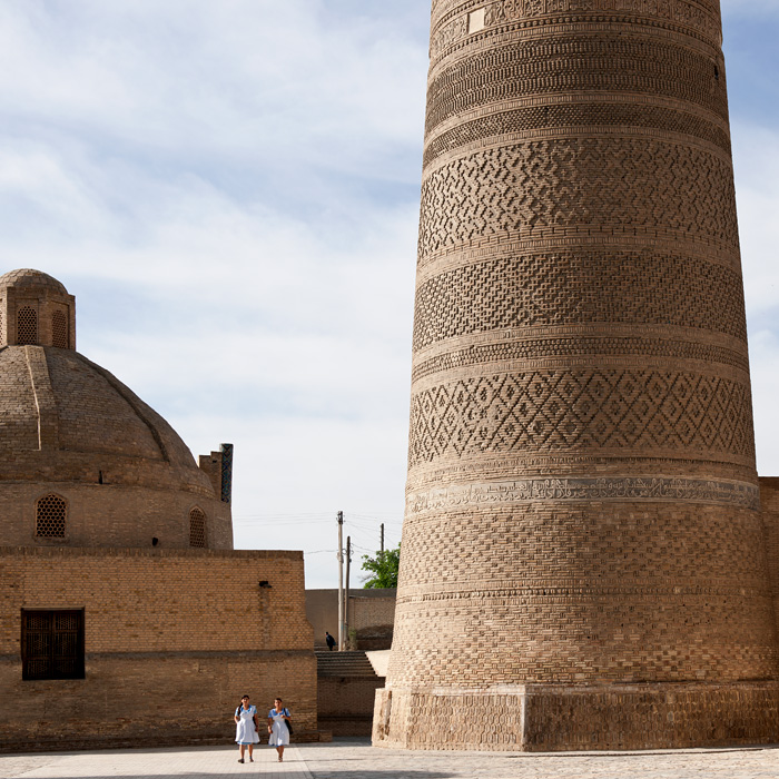 Le grand minaret de la mosquée Kalyan, Boukhara, Ouzbékistan
