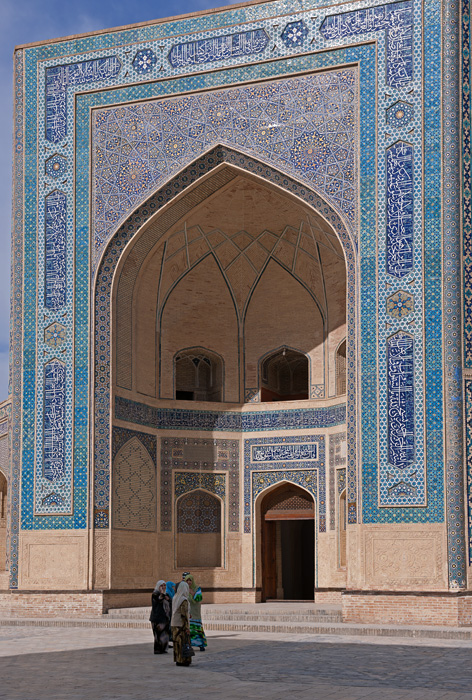 Entrée, mosquée Kalyan, Boukhara, Ouzbékistan