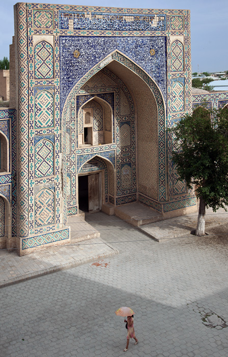 La madrasa Modari Khan, Boukhara, Ouzbékistan