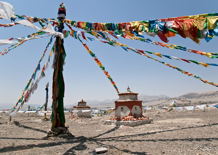 Stupas et Chortens, Monastère de Tholing, Tholing, Tibet, Chine