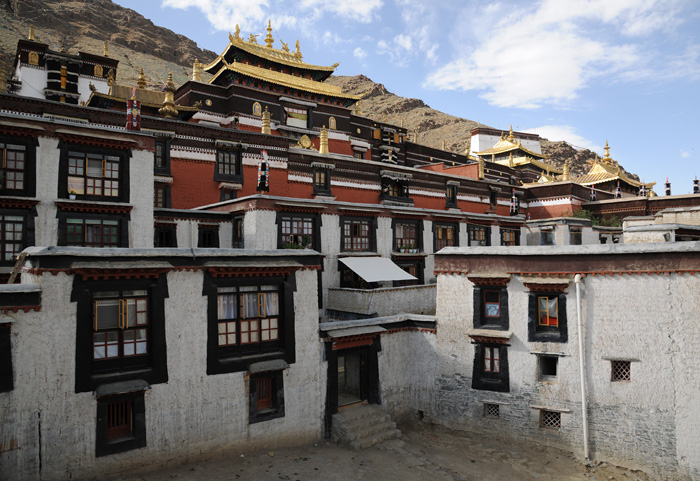 Le monastère du Tashilhunpo, Shigatse, Tibet, Chine