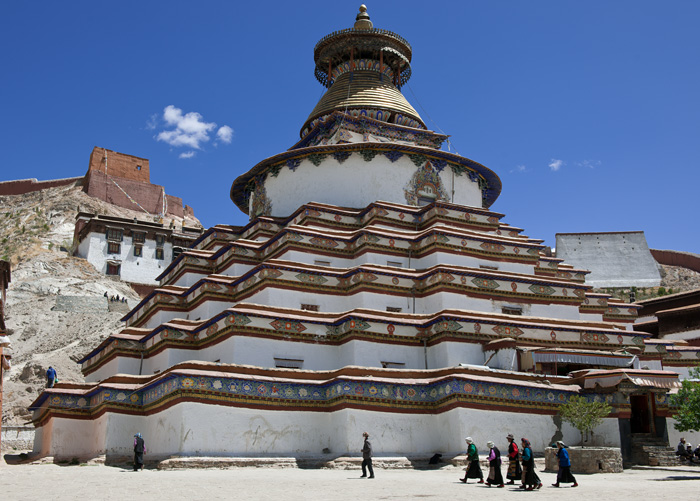 Le grand Kumbum, monastère Pelkor Choide, Gyantse, Tibet, Chine