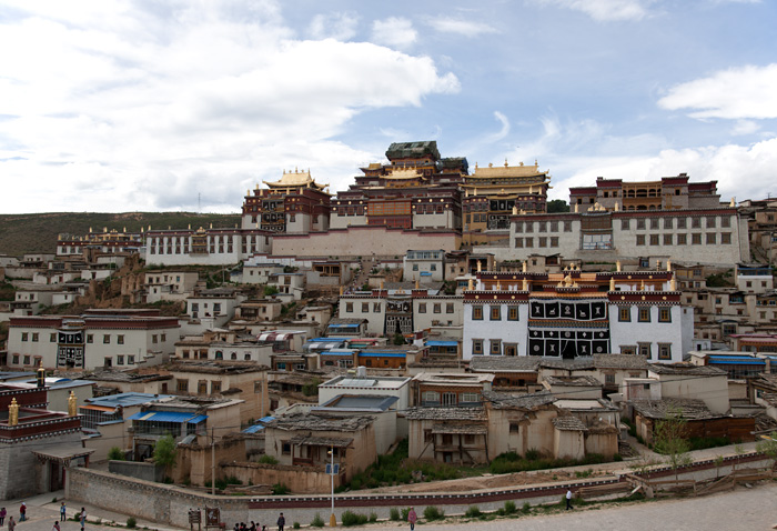 Le grand monastère de Songzanlin, Zhongdian, Yunnan, Chine