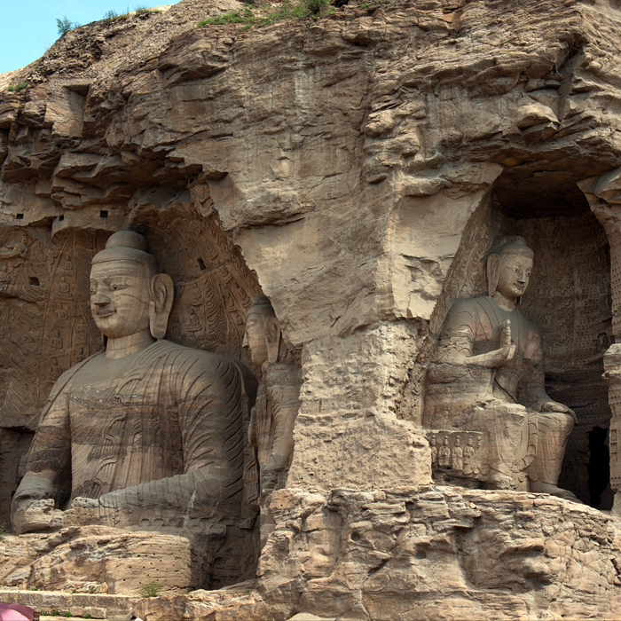 Grands Bouddhas, grottes de Yungang, Chine