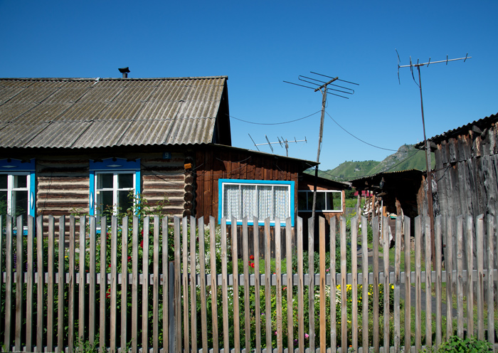 Petite datcha, Altan, Gorno-Altaïsk, Russie