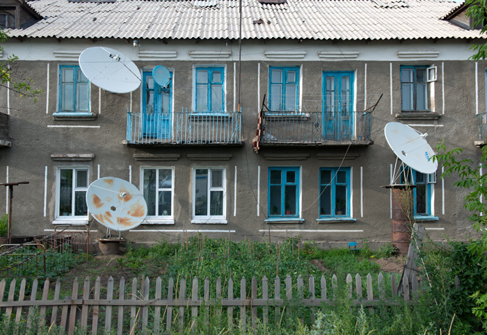 La ville de Ayagoz, Kazakhstan