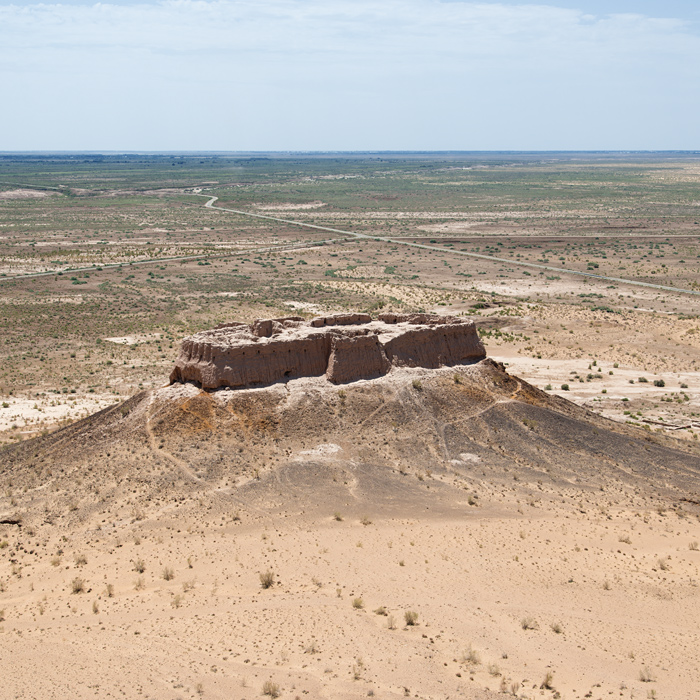 La forteresse zoroastrienne Ayaz Kala II, Rpublique du Karakalpakistan, Ouzbkistan