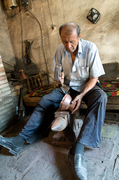 Chaudronnier, Khiva, Ouzbkistan