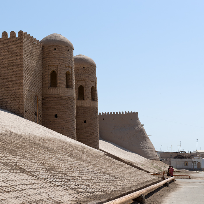La porte Tosh Darvaza, Itchan Kala, Khiva, Ouzbkistan