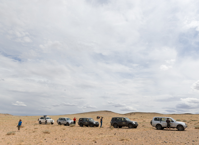 Le désert de Gobi, Mongolie