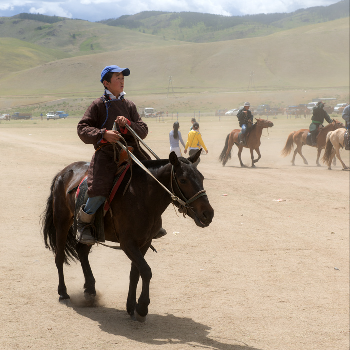 Cavalier, Kharkhorin, Mongolie