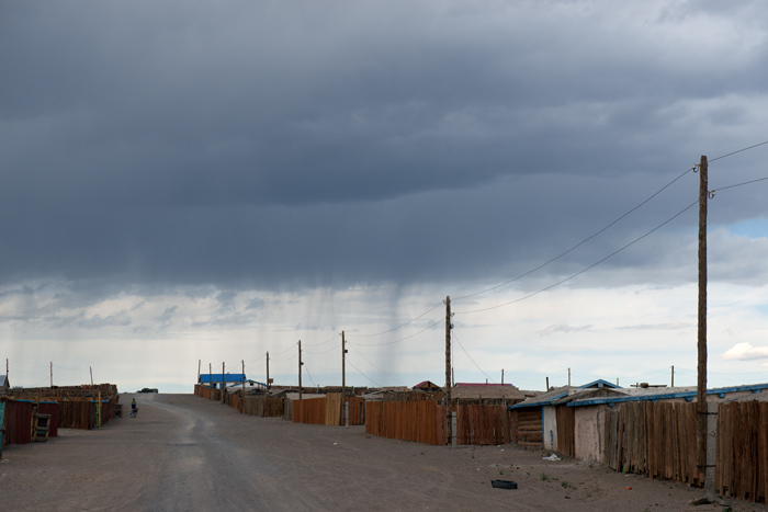 Le village de Naranbulag, Mongolie