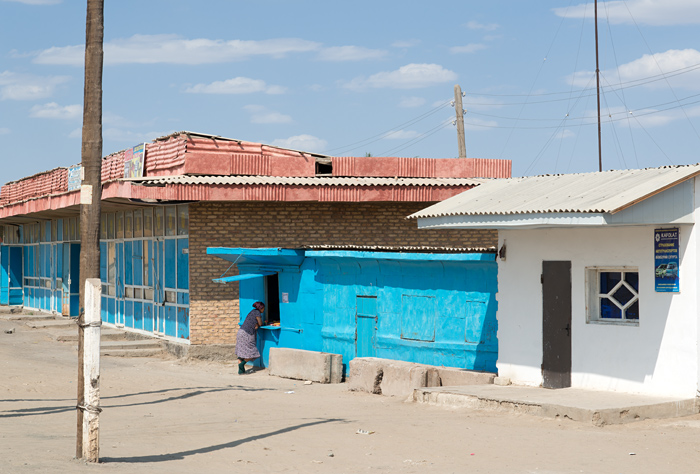 Coin de rue, Moynaq, Ouzbkistan