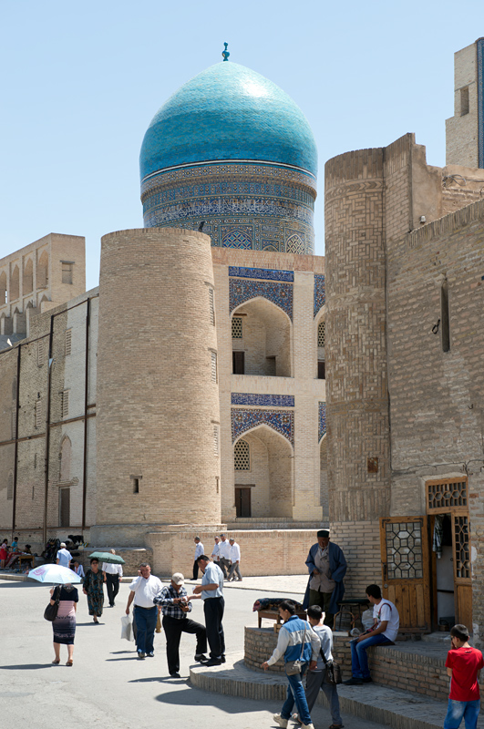 Dôme de la madrasa Mir-i-Arab, Boukhara, Ouzbékistan,