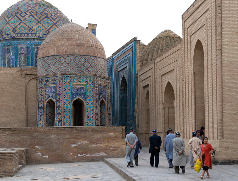 La nécropole de Shah-I-Zinda, Samarkand (ou Samarquande), Ouzbékistan