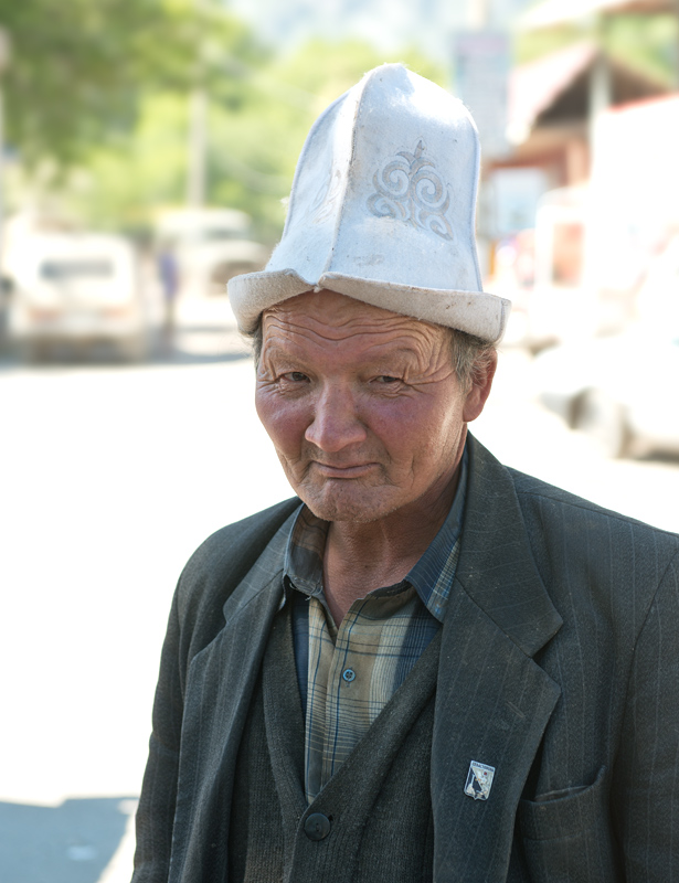 Vieil homme, Arslanbob, Kirghizistan