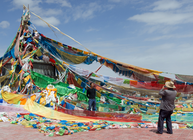 Route G109, col de Kulun  4768m d'altitude, Qinghai, Chine