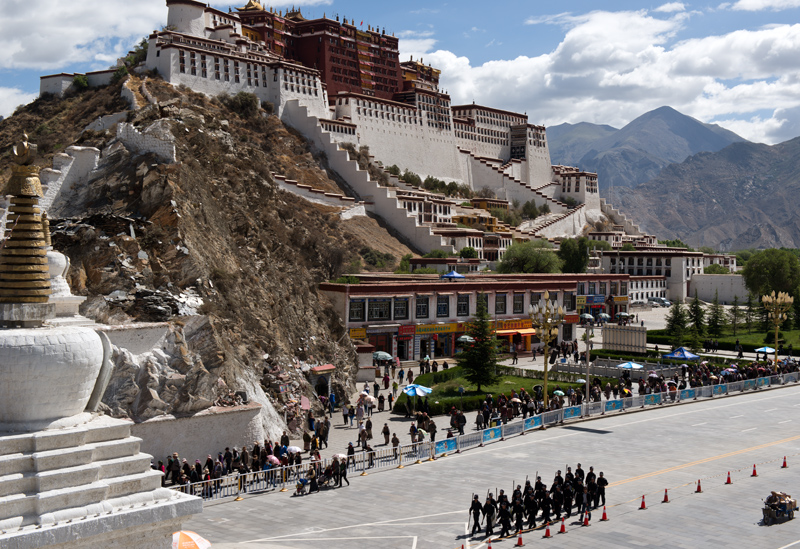 Le palais du Potala, Lhassa, Tibet