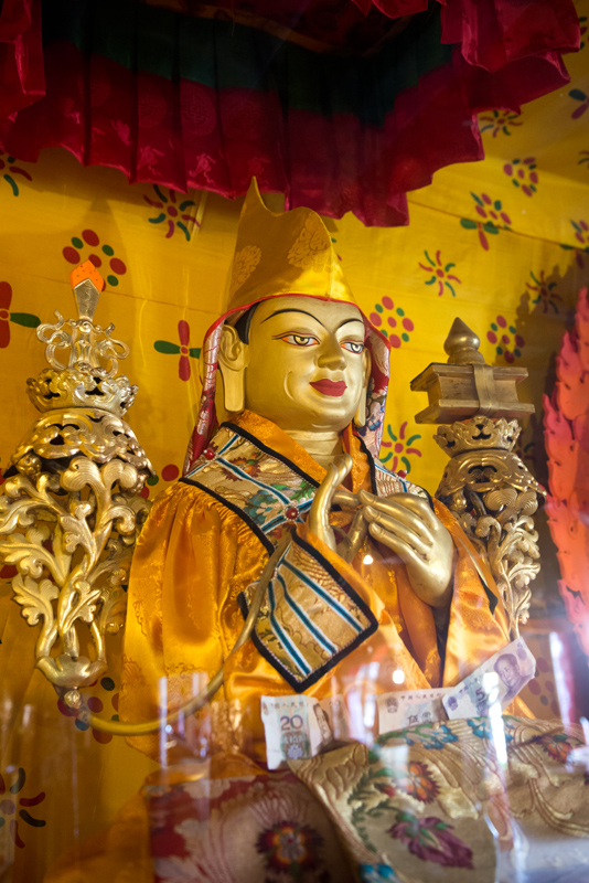 Grand bouddha, monastère de Drepung, Lhassa, Tibet, Chine