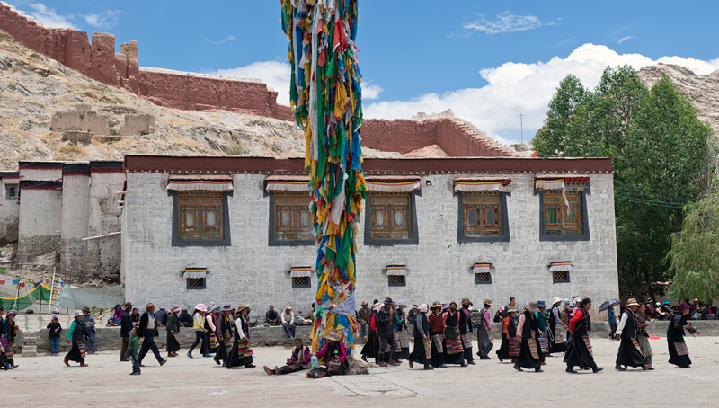 Le monastère de Pelkor Chode, Gyantsé, Tibet, Chine