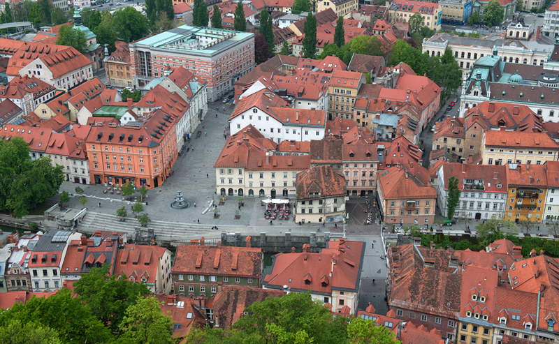 La ville de Ljubliana, Slovnie