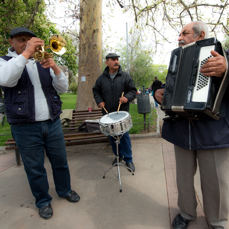 Petit orchestre de rue, Sofia, Bulgarie