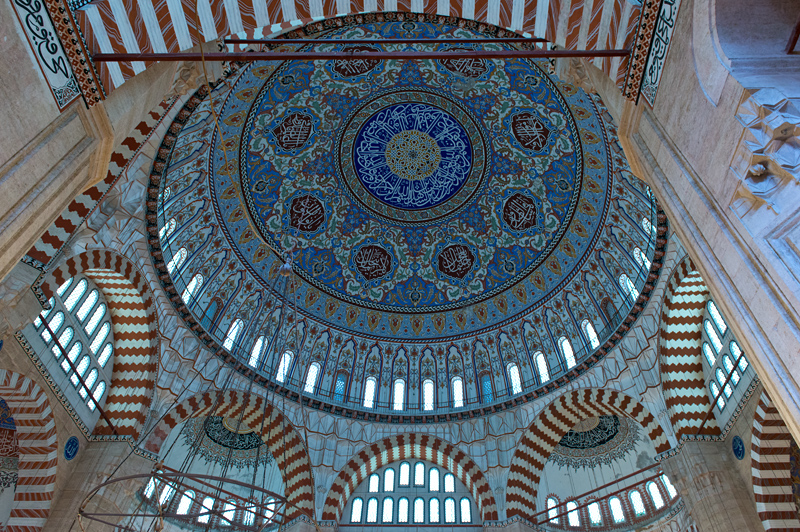 Dme, mosque Selimiye, Edirne, Turquie