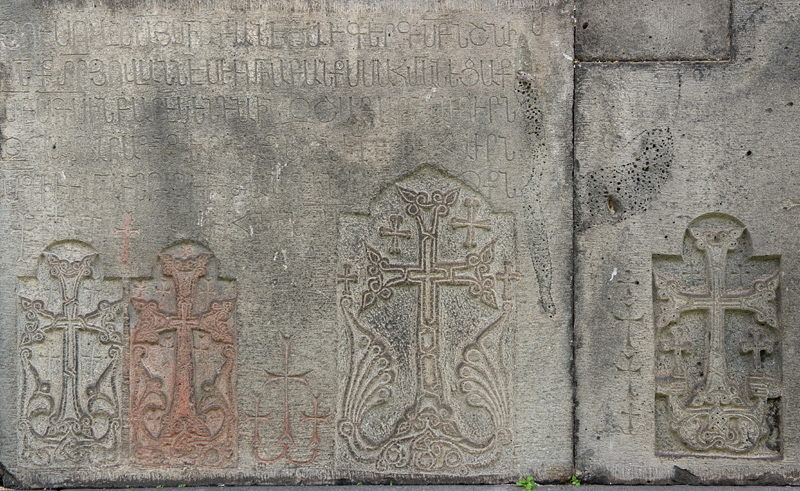 Croix sculptes, monastre de Haghpat, Armnie