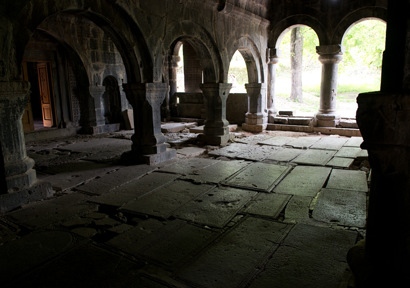 Le vieux monastère de Sanahin, Arménie