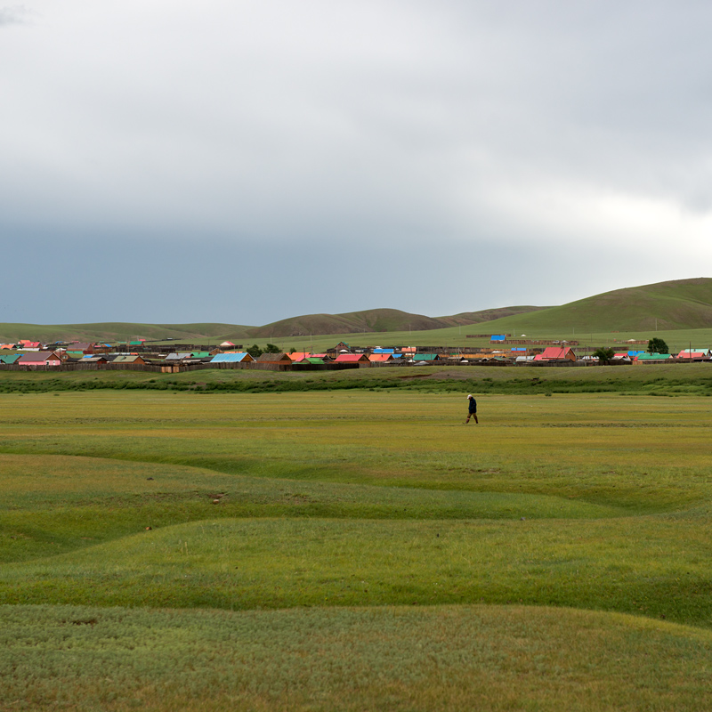 La ville de Kharkhorin, Mongolie