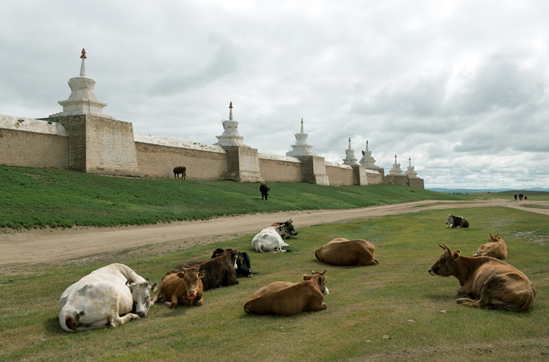 Le monastre bouddhiste d'Erdene Zuu, Kharkhorin, Mongolie