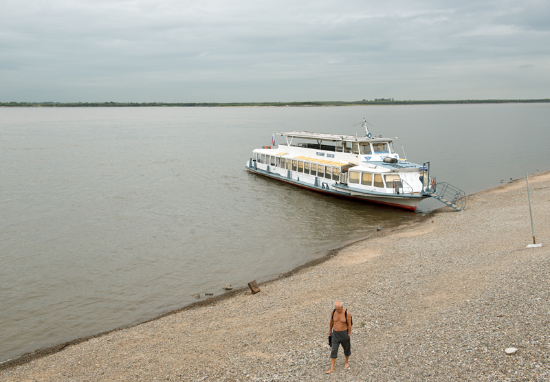 Le fleuve Amour, Khabarovsk, kra de Khabarovsk, Russie