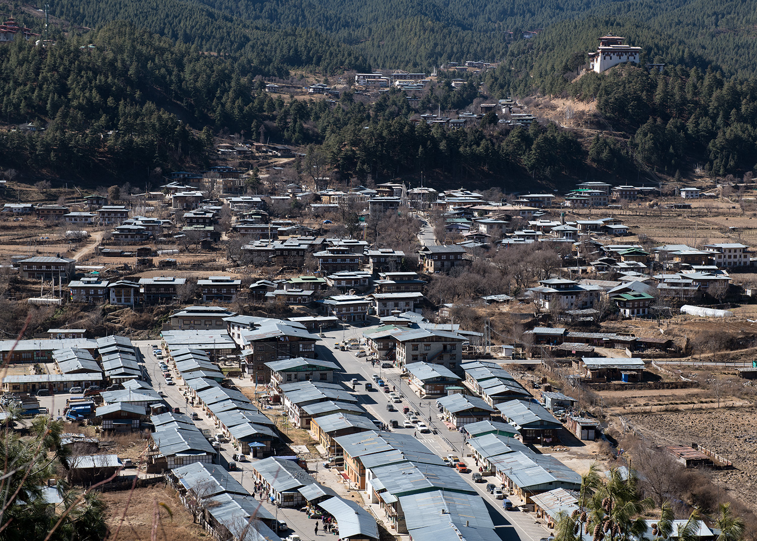 La petite ville de Jakar, Bhoutan