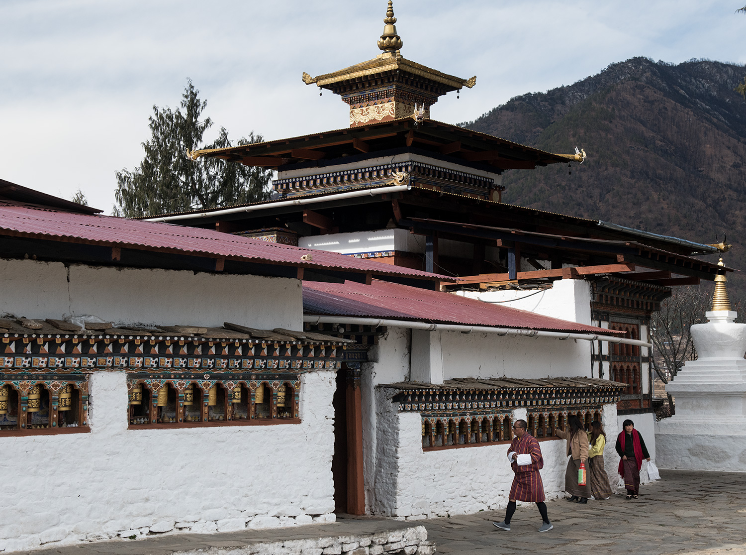 Au monastère Kyichu Lhakhang, Paro, Bhoutan