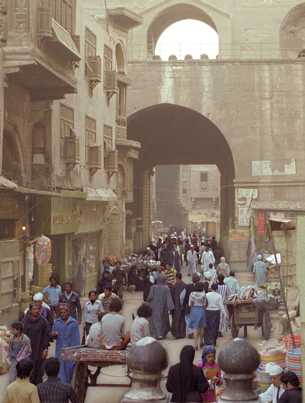 La porte Bab Zuweila, Le Caire, Egypte