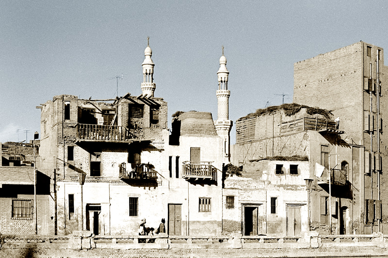La ville de Médinet el-Fayoum, Egypte