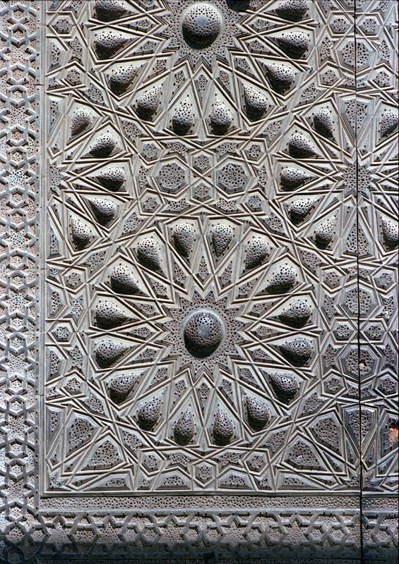 Porte de la mosquée Bab Zuweila, Le Caire, Egypte