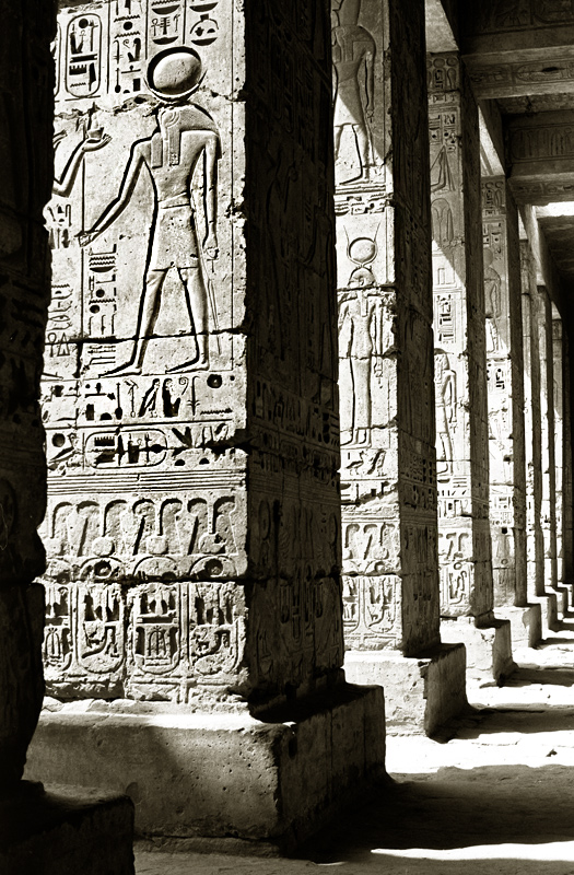 Temple de Médinet Habou, Louxor, Egypte
