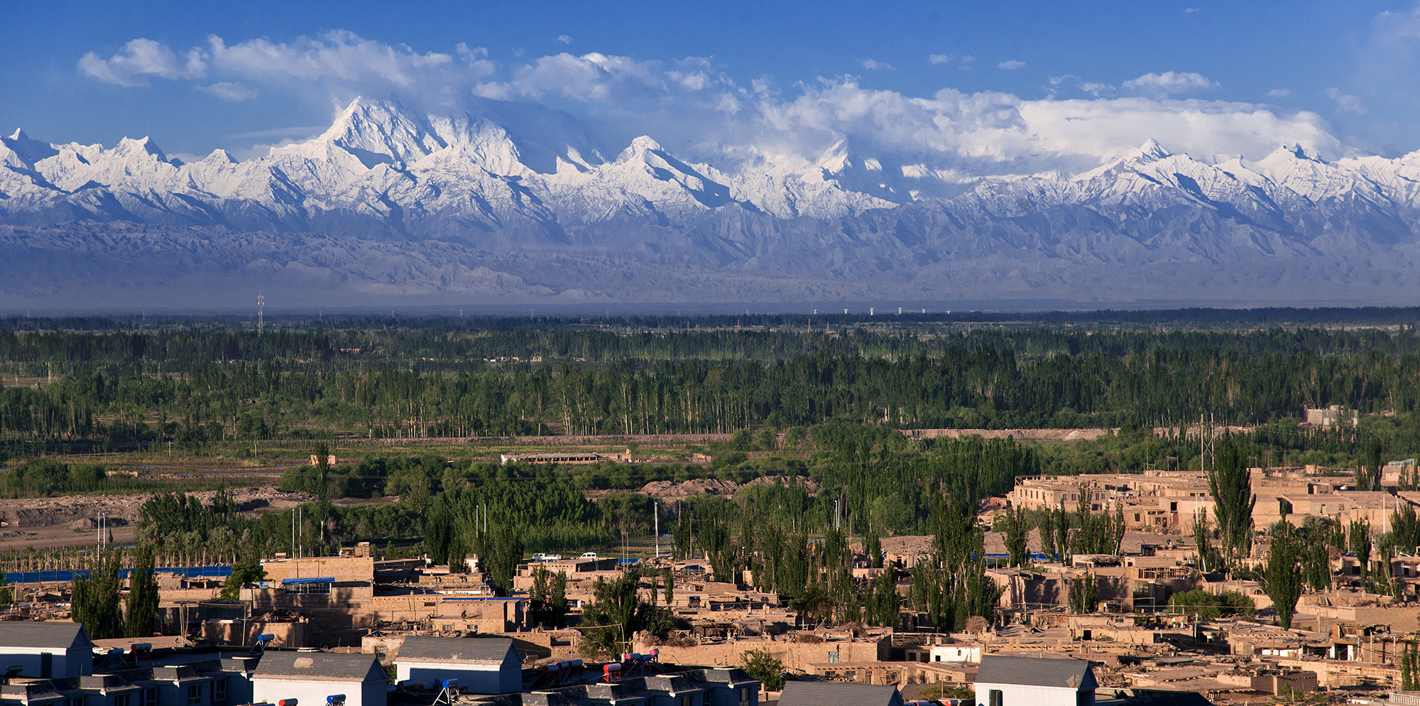 Kashgar au lever du jour