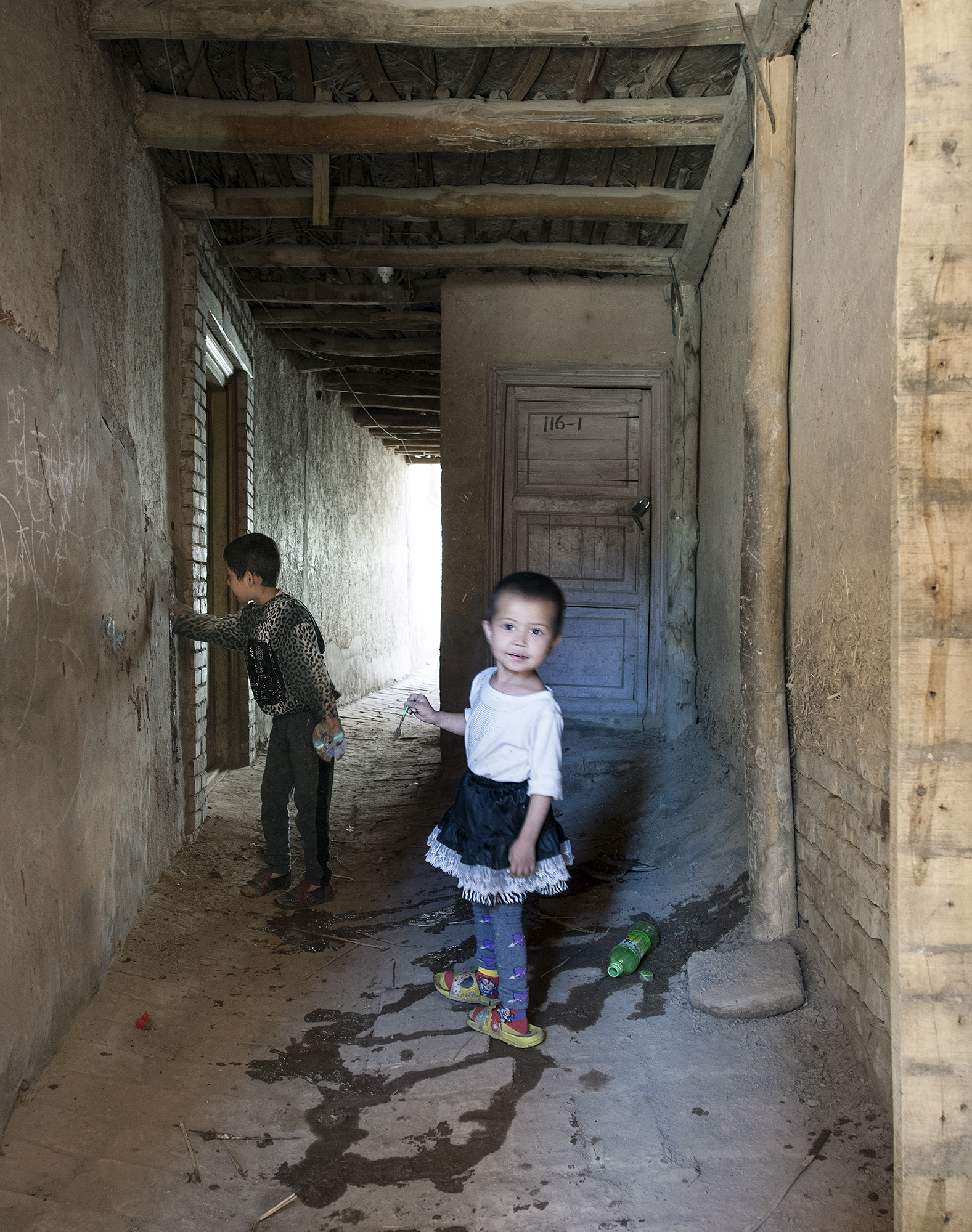 Jeux d'enfants, vieux Kashgar