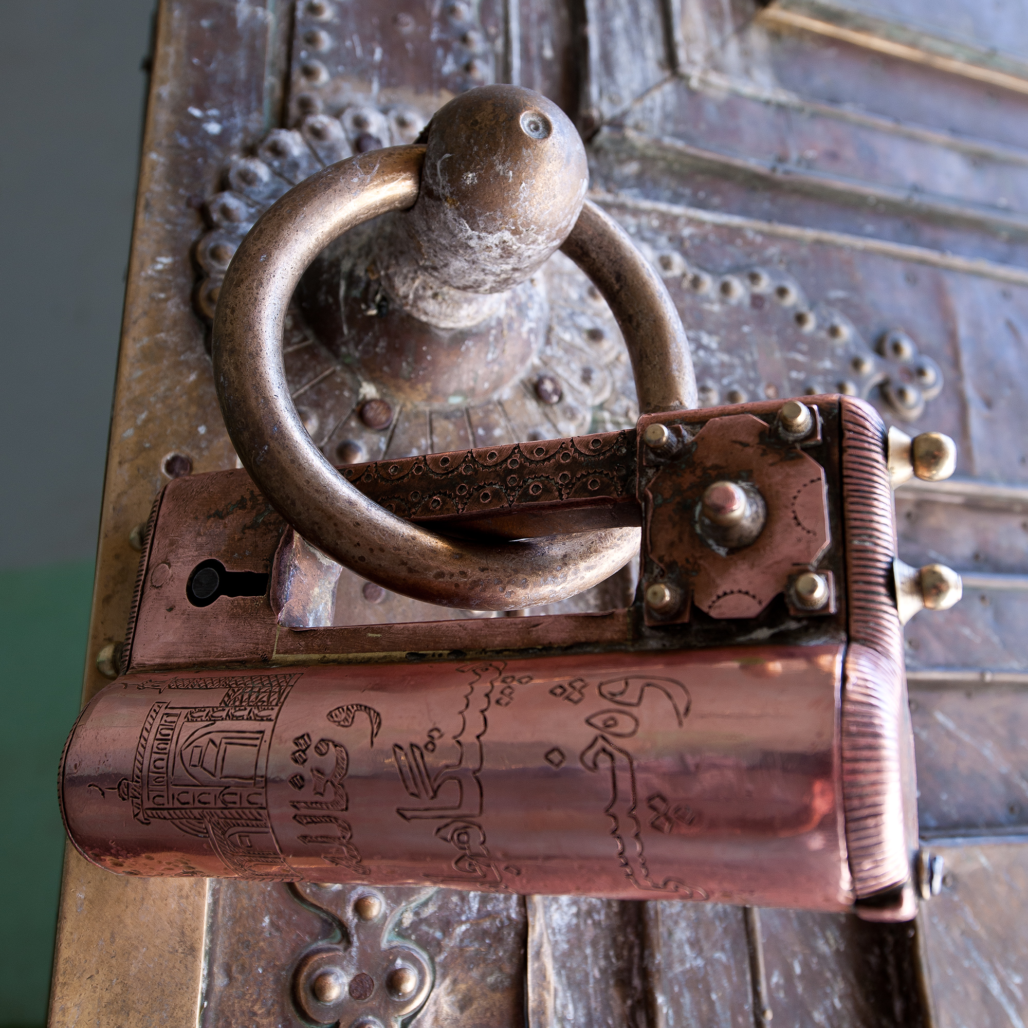 Cadena de la porte d'entrée de la mosquée Id Kah, Kashgar