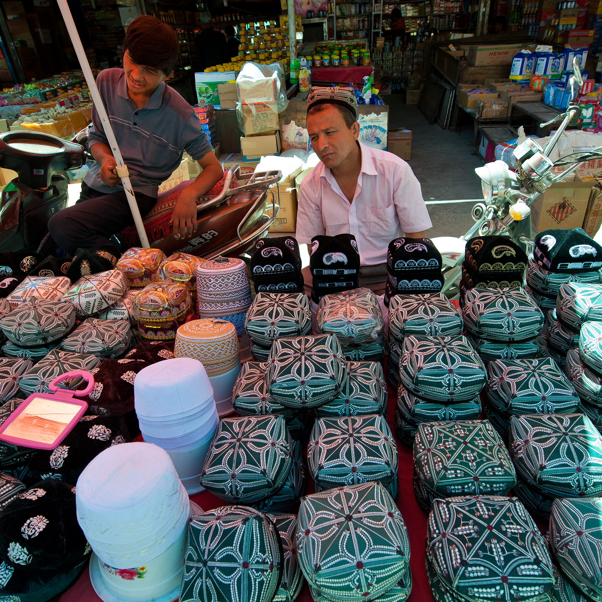 Vendeur de doppa, Kashgar