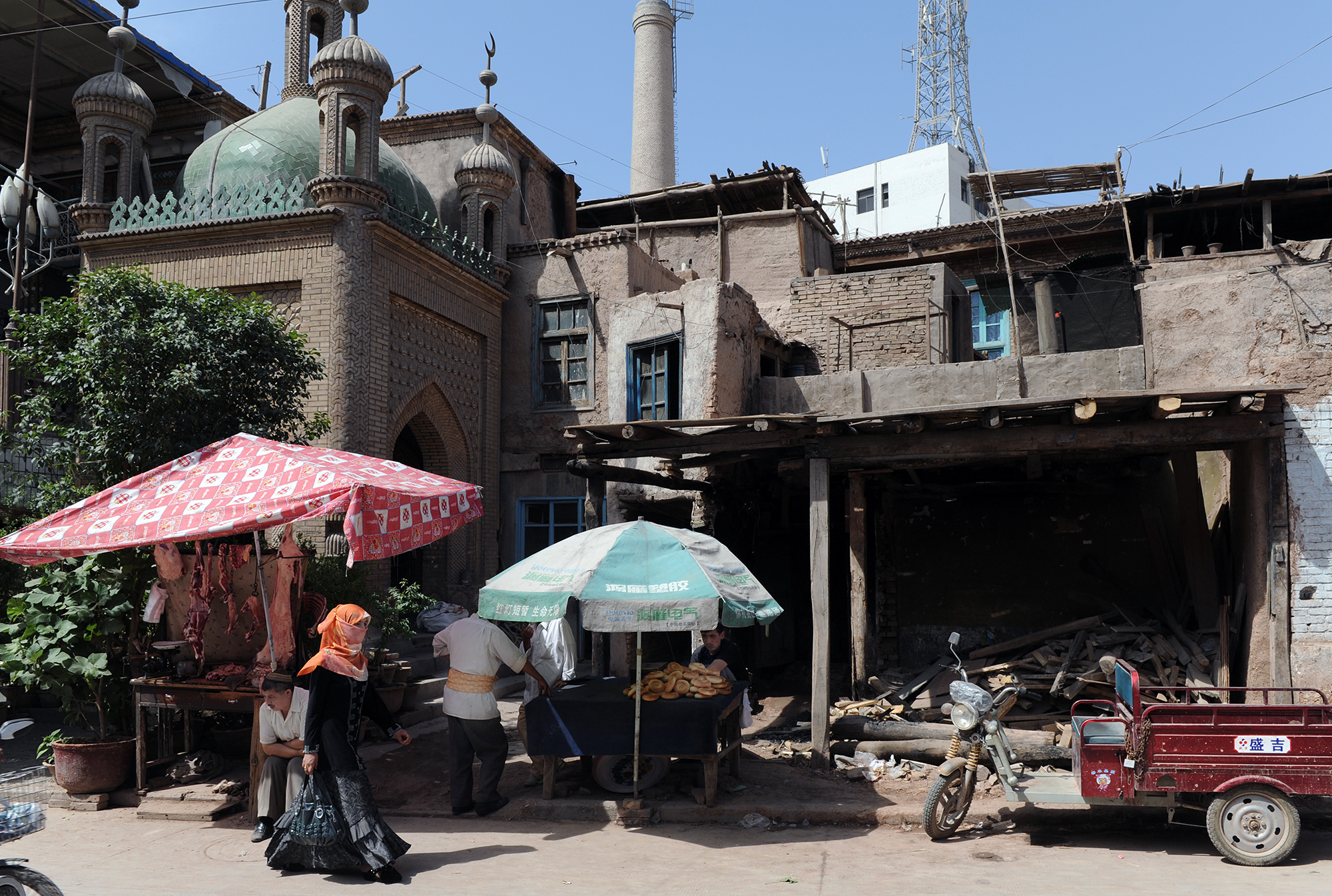 Ruelle du quartier ouïghour, Kashgar