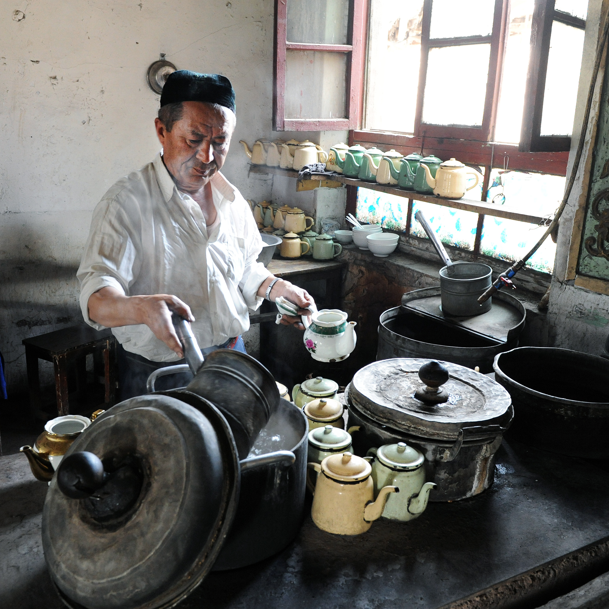 Maison de thé Ostangboyi, Kashgar