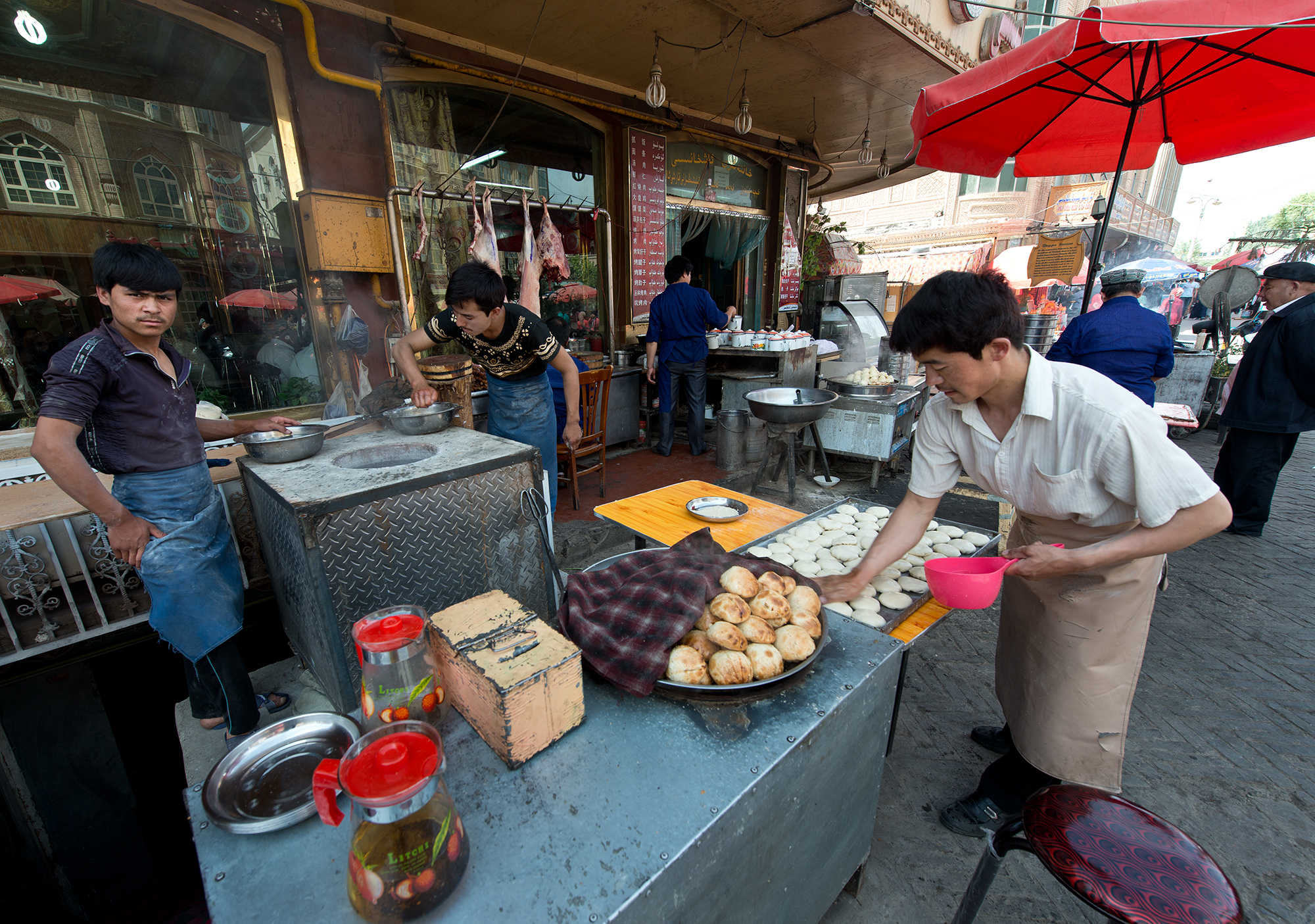 Restaurant de rissoles, Kashgar